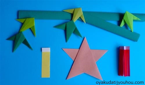 折り紙で簡単な七夕飾りの作り方 保育園 幼稚園児も手作り工作可能 お役立ちインフォ